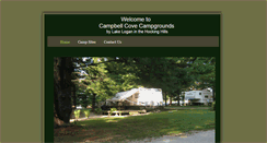Desktop Screenshot of campbellcovecampgrounds.com